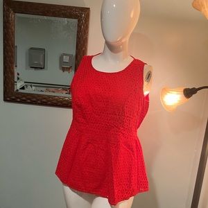 NWOT Lane Bryant eyelet top